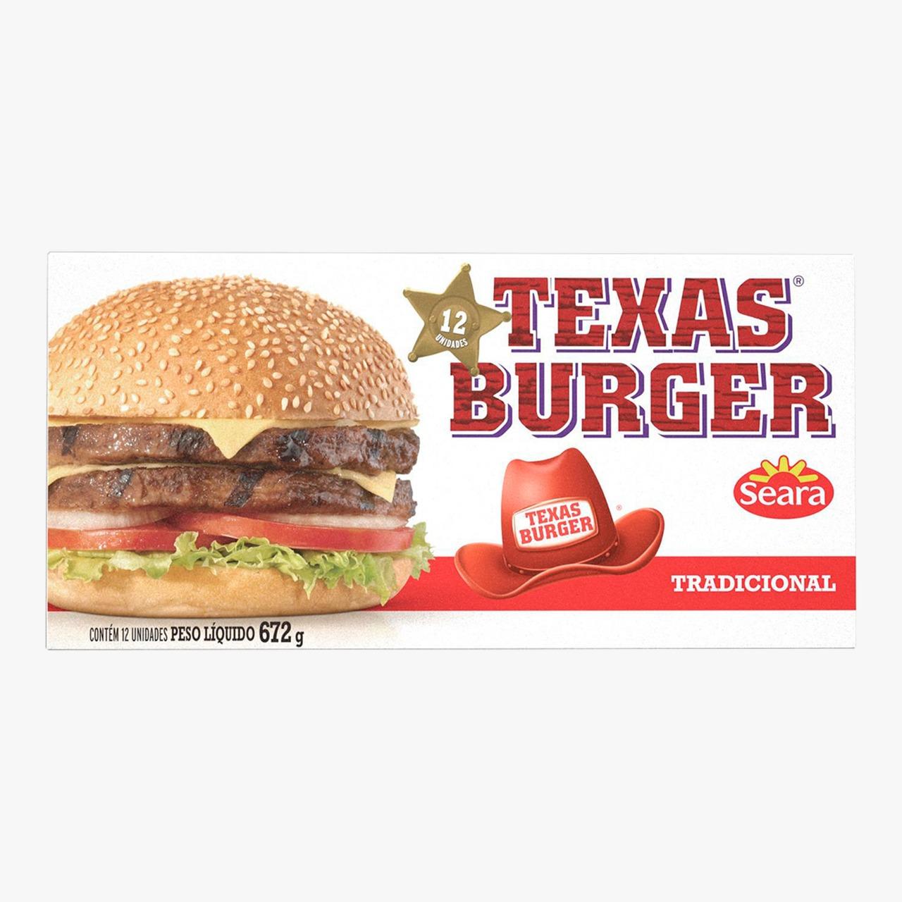 Hambúrguer Seara Texas Burger 672g Supermercado Soares Loji