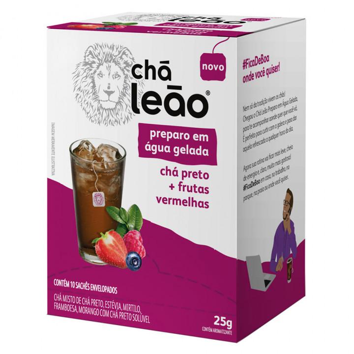 imagem de Chá Leão Gelado Preto + Frutas Vermelhas 25g