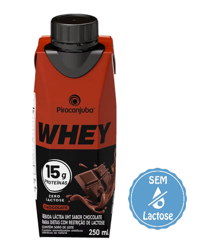 imagem de Bebida Láctea Piracanjuba Whey 15g Proteínas Chocolate 250ml
