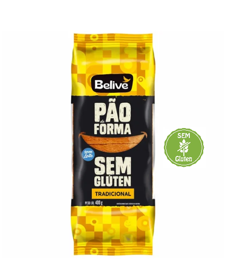 imagem de Pão Belive Forma Tradicional Sem Glúten 400g