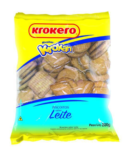 imagem de Biscoito  Krokero 600g Leite Krokan