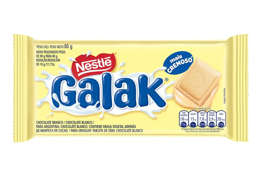 imagem de Chocolate Nestlé Galak 80g