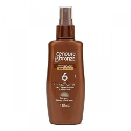 imagem de Óleo Bronzeador Cenoura e Bronze F6 Spray 110ml