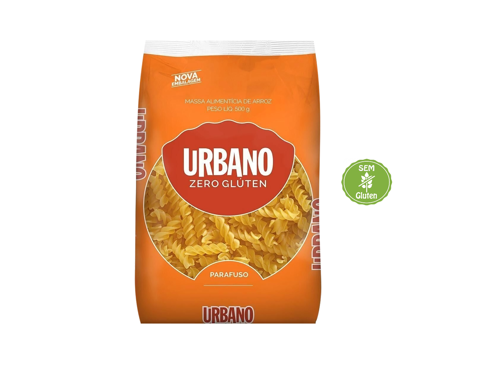 imagem de Macarrão Urbano s/ Glúten Parafuso 500g