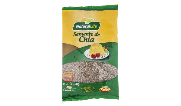 imagem de Semente de Chia Natural Life Grãos 100g