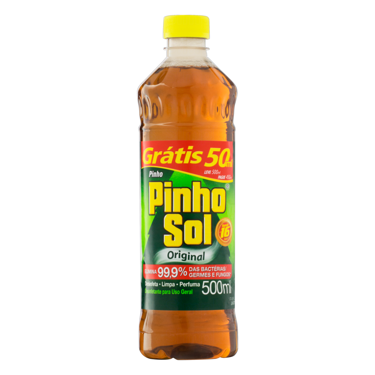 imagem de Desinfetante Pinho Sol Lv 500ml Pg450ml