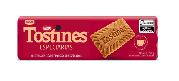 imagem de Biscoito Nestle Tostines Especiarias 150g