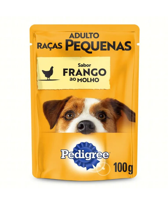 imagem de Ração Pedigree Adulto Frango Raças Pequenas 100g