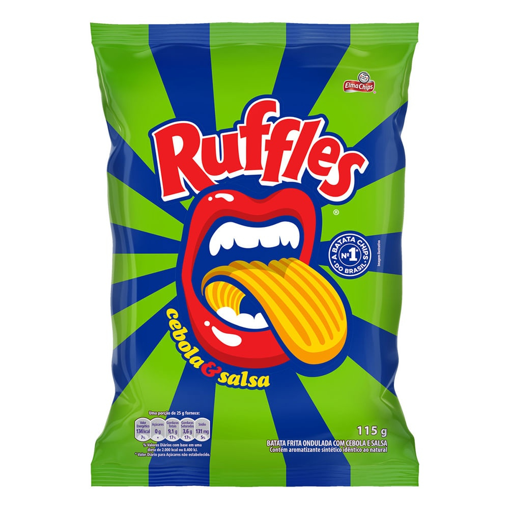 imagem de Salgado Elma Chips Ruffles Cebola e Salsa 115g