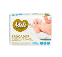 imagem de Lençol Absorvente Descartável Mili Infantil c/5un