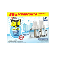 imagem de Inseticida Raid Elétrico Líquido Family c/ 2 Refis 32.9ml