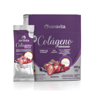imagem de Colágeno Sanavita Red Berries 120g