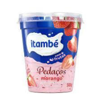 imagem de Iogurte Itambé Pote Pedaços Morango 500g