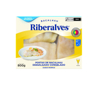 imagem de Bacalhau Riberalves Morhua Postas 800g