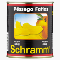 imagem de Doce Schramm Pêssego Calda Fatias 450g