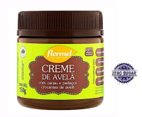 imagem de Creme Avelã Flormel Crocante 150g Zero Açúcar