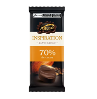 imagem de Chocolate Arcor Inspiration 70% de Cacau 80g