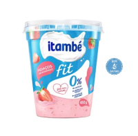 imagem de Iogurte Itambé Fit Pedaços de Morango 450g