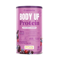 imagem de Suplemento Sanavita Body Up Protein Frutas Roxas e Cranberry 450g