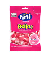 imagem de Bala Fini Beijos Morango 90g