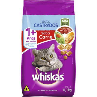 imagem de Ração Whiskas Carne Gatos Castrados 10.1Kg