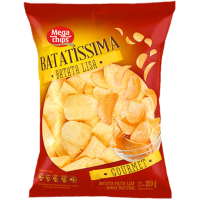imagem de Batata Mega Chips Gourmet Natural 200g