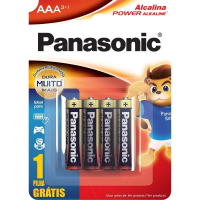 imagem de Pilha Panasonic Alcalina Power AAA Lv4 Pg3