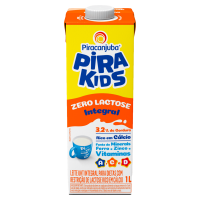 imagem de Leite Longa Vida Pirakids Integral Zero Lactose 1L